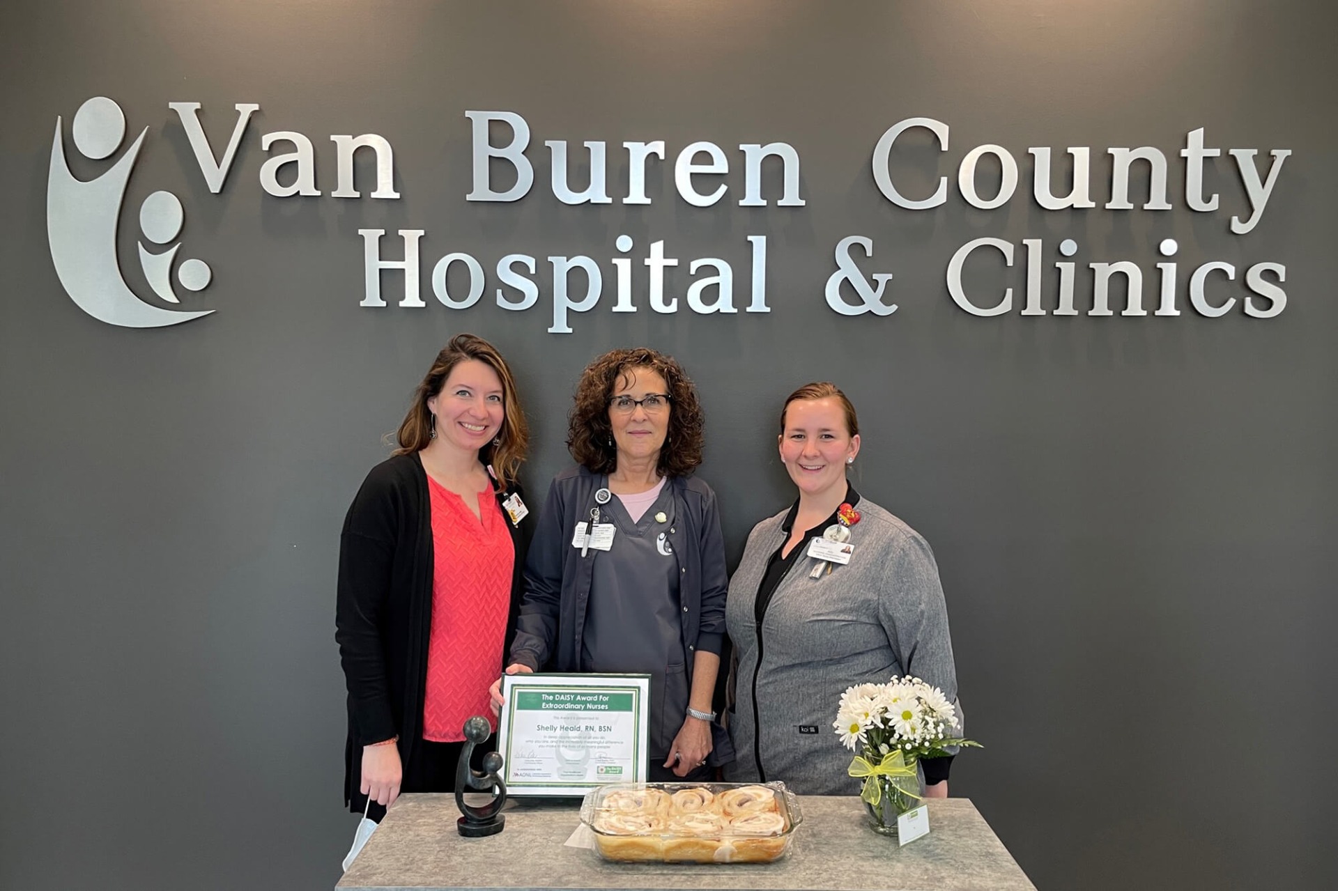 2022 DAISY Award winner Shelly Heald at Van Buren County Hospital