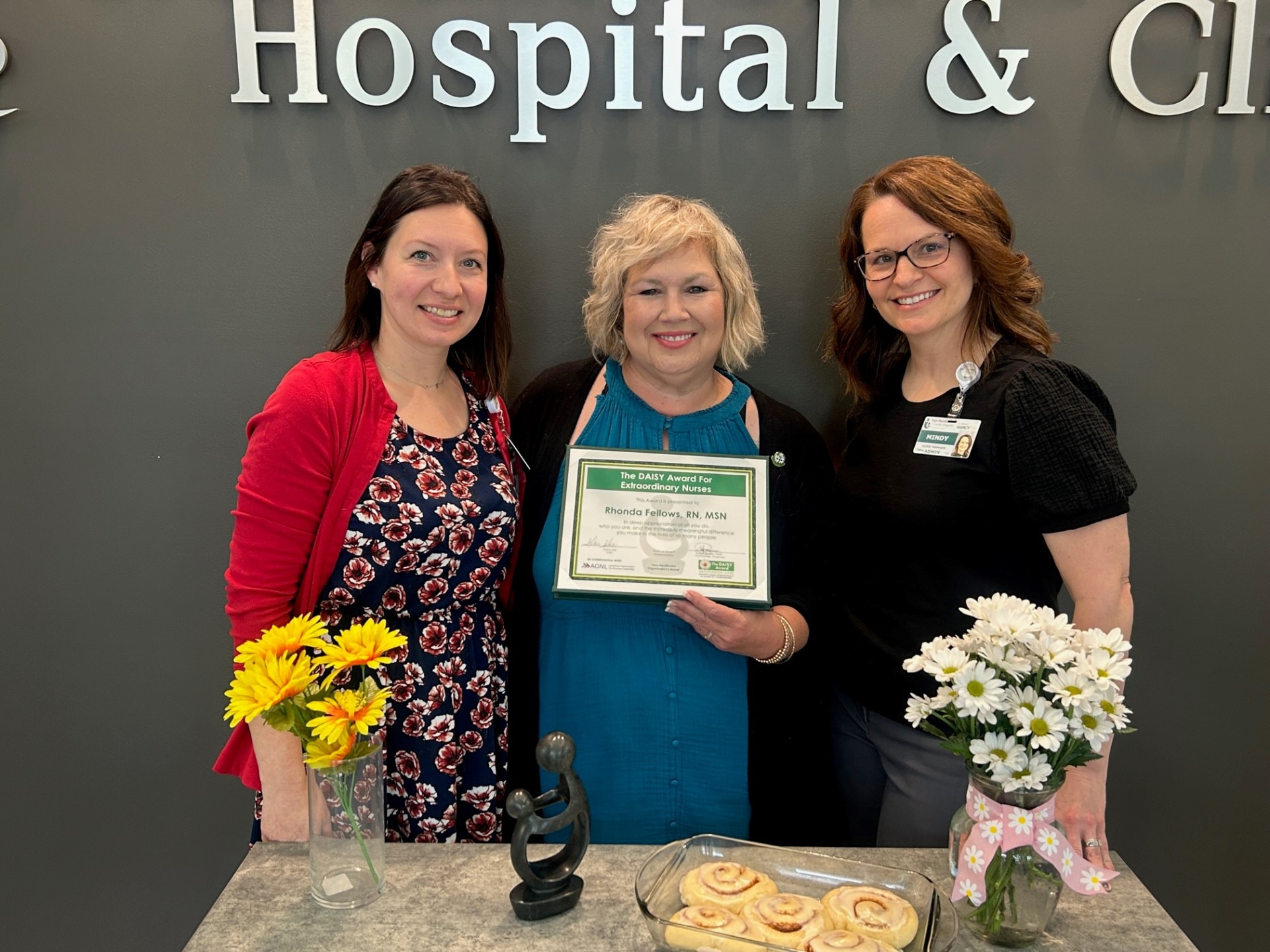 Congratulations to the Van Buren County Hospital 2023 DAISY Award winner recipient, Lisa Elmore.