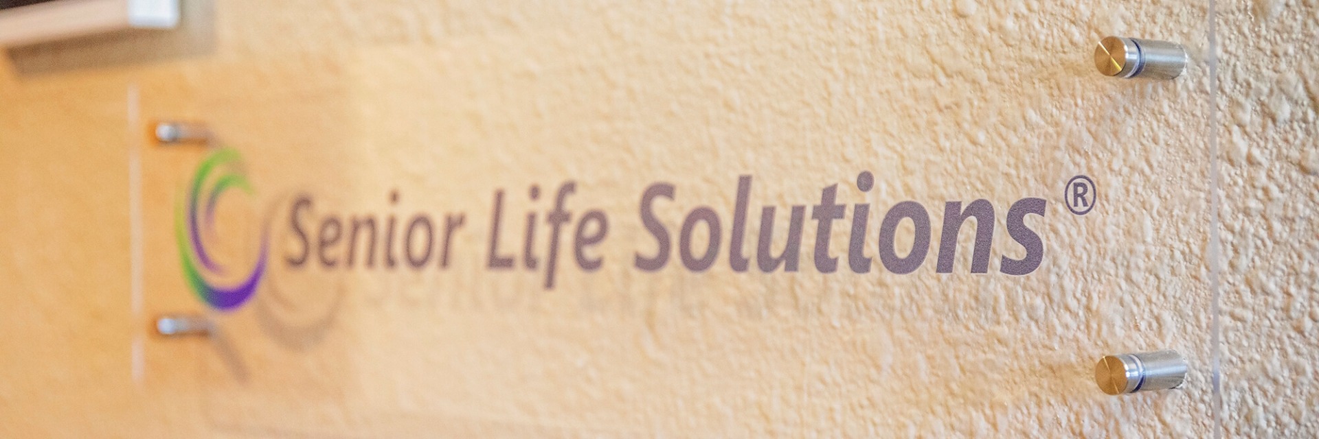 Senior Life Solutions sign at Van Buren County Hospital.