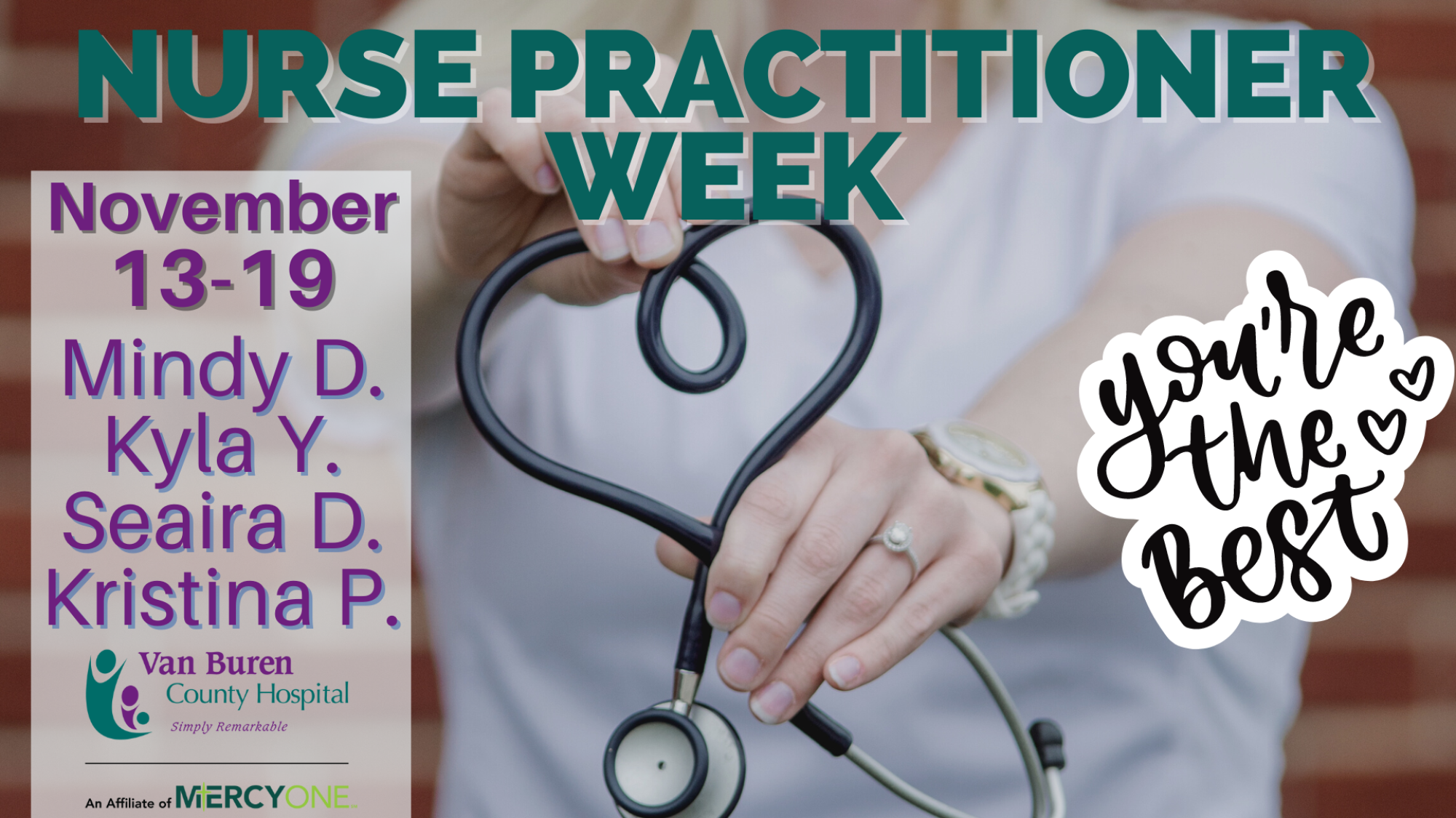 It's Nurse Practitioner Week! Van Buren County Hospital